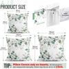 Eucalyptus Blessings Pillowcase Printed Polyester 40/45/50Cm Throw Pillowcover Decorative Sofa Cushion Pillowslip Home Decor