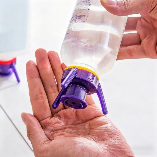 Yousheng 3Pcs Inverted Bottle Cap 3-Leg Stand Dispenser for Shampoo Lotion Kitchen Condiments Fast Kitchen Liquid Dispenser