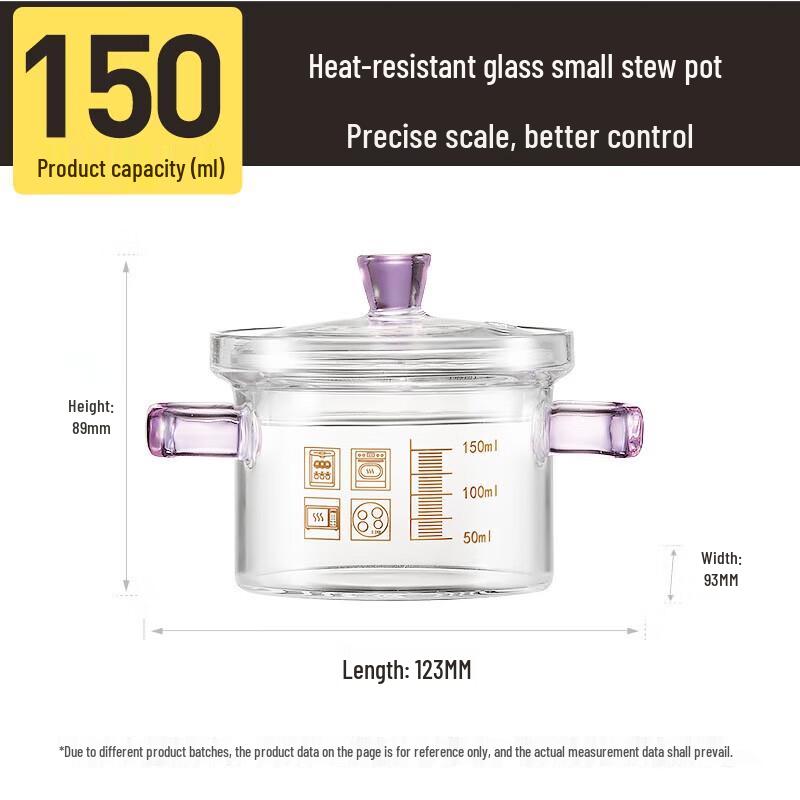 COOKER KING Glass Stew Pot