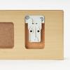 MUJI Wall-Mounted Furniture, 3-Hook Hanger, Oak Wood, 44cm (W) x 25cm (D) x 10cm (H), 44505083