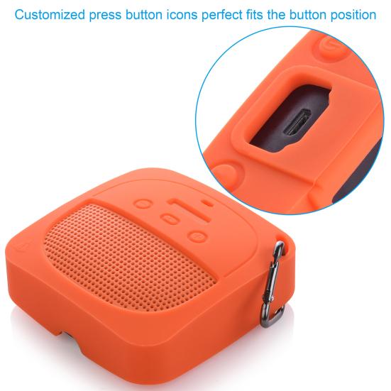 Speaker Protective Cover Soft Anti-drop Eco-friendly Concise Audio Protector for BOSE-soundlink Micro Audio