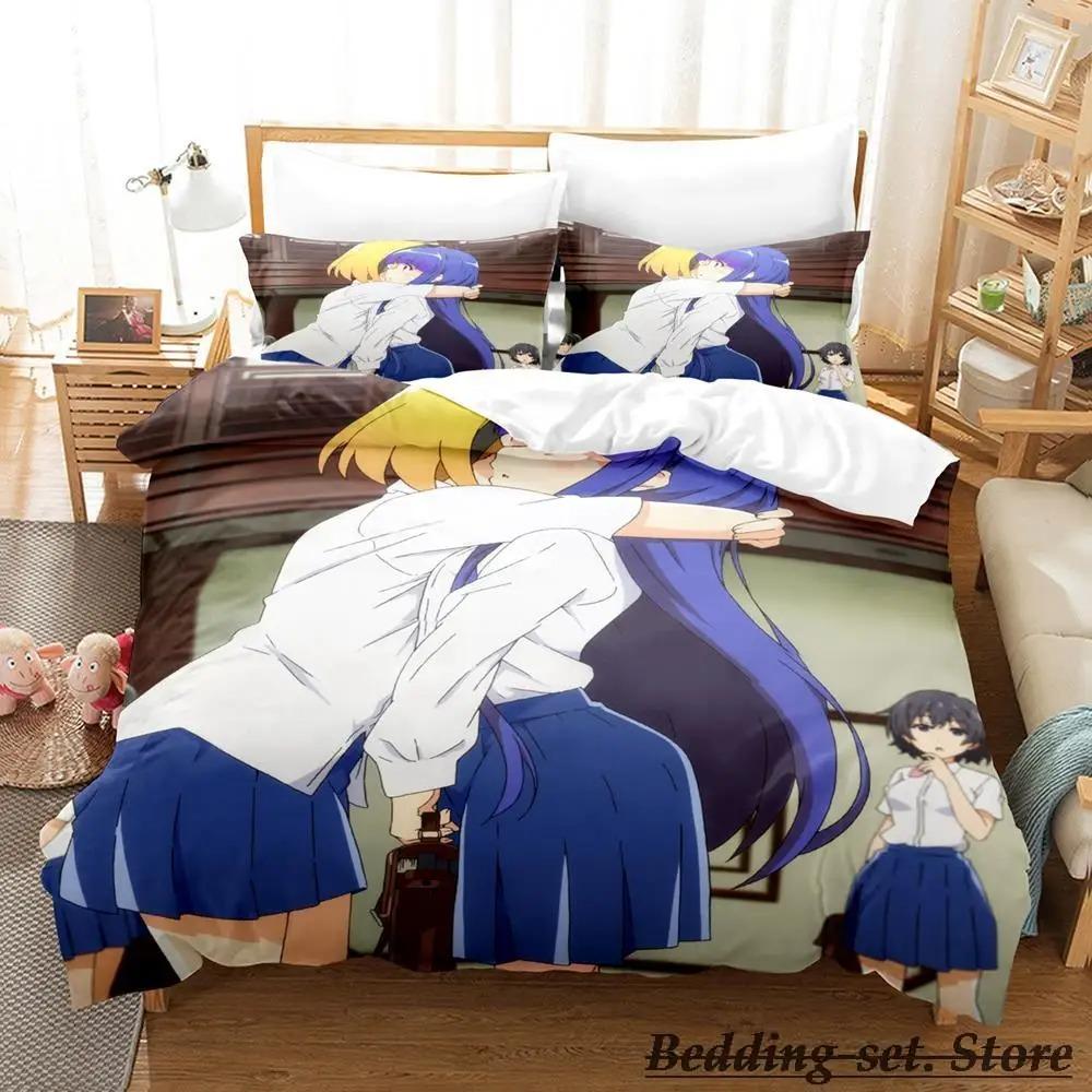 2023 Higurashi When They Cry Bedding Set Single Twin Full Queen King Size Bed Set Aldult Kid Bedroom Duvetcover Sets Anime