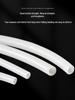 High-Temperature Resistant Semi-Transparent Silicone Rubber Hose - Elastic Industrial-Grade Heat Conduction Tube