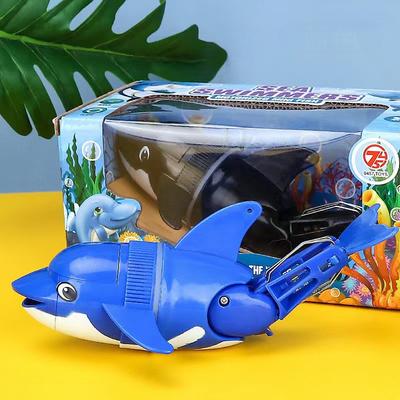 Çizgi Film Elektrikli Yunus Oyuncak Su Oynayan Balık Yuvarlanan Oyuncaklar Elektrikli Sallanan Balık Çocuk Banyo Oyuncakları Çocuk Doğum Günü Hediyeleri İçin