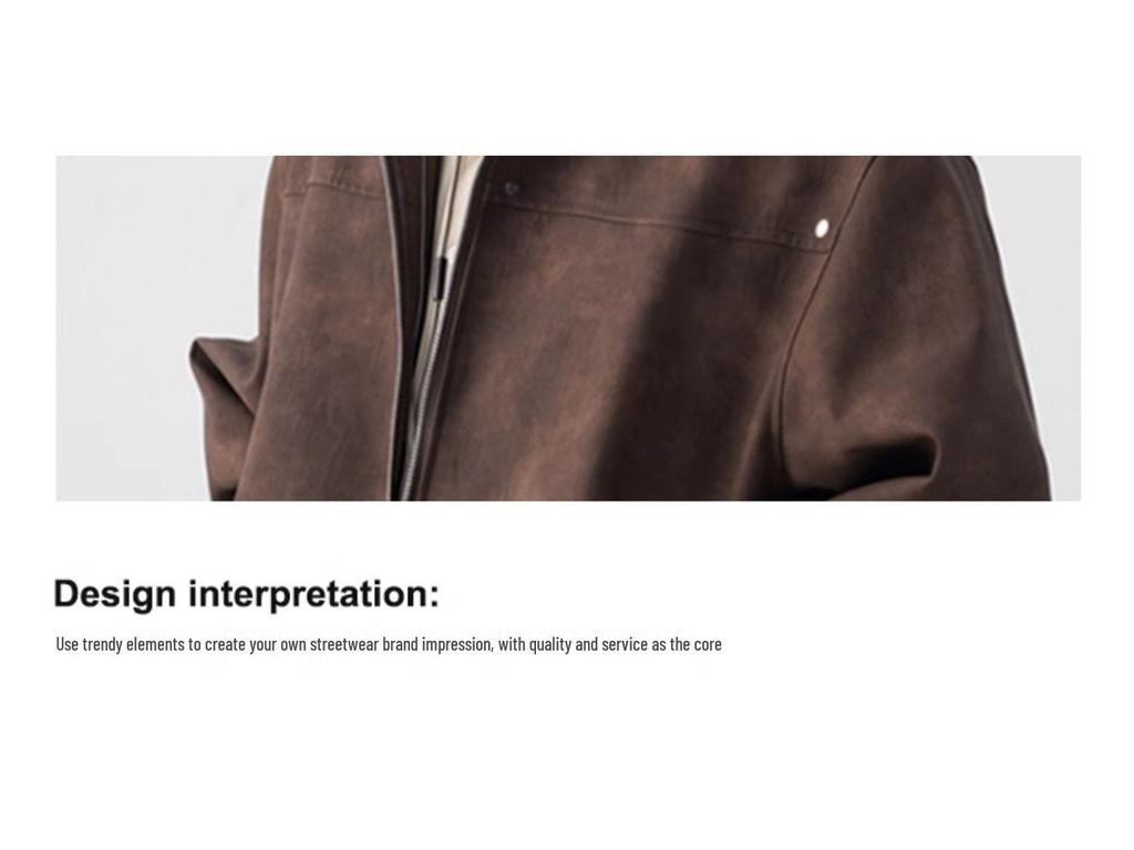 Unisex American Retro Maelard Jacket: Spring/Autumn Turn-Down Collar Motorcycle Leather Coat with Rivets.