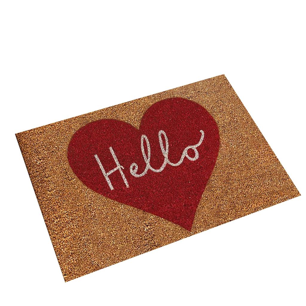 Valentines Day Doormat Non-slip Gnome Holding Faceless Doll Entrance Mat Perfect Holiday Decoration Adding Festive Atmosphere