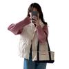 Down Cotton Vest Winter Women's New Autumn and Winter Versatile Loose Bread Jacket Outside Vest Jacket