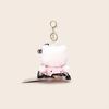 Hello Kitty Stuffed Toy Keychain With Flower And Lace Dress Decoration For Collectors