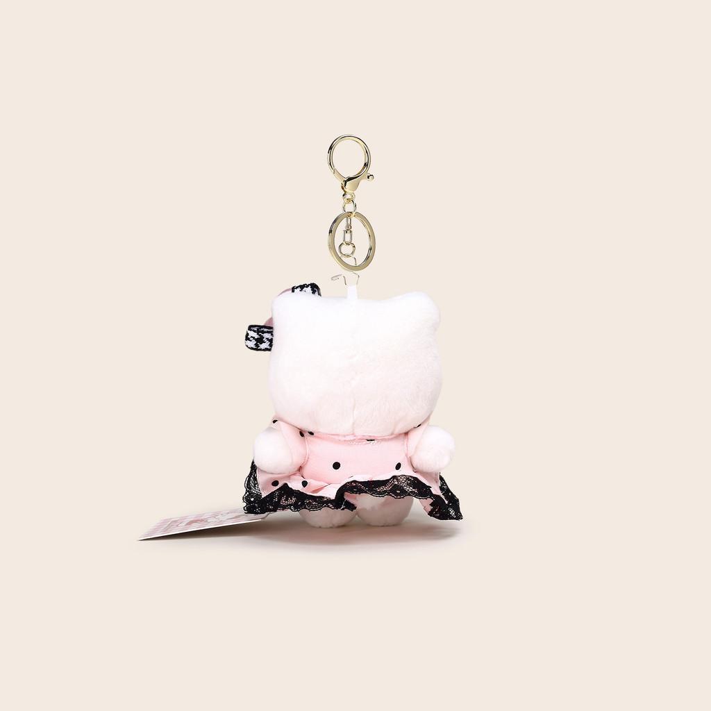 Hello Kitty Stuffed Toy Keychain With Flower And Lace Dress Decoration For Collectors
