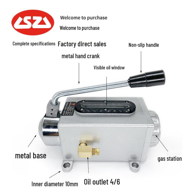Y-8 Manual CNC Milling Machine Oil Pump: Hand Press Lubricating Pump for Punch Press and Lathe
