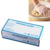 100PCS Disposable PVC Gloves Plastic Food Safe Gloves for Catering Kitchen Baking Large Size