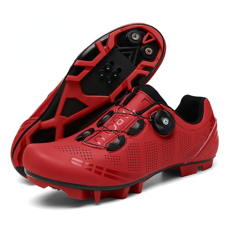 Men MTB Self-Locking Speed Bicycle Sneakers Spd Cycling Shoes Racing Bike Shoes Cleats Women Mountain Road Cycling Footwear