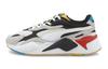 Zapatos de Estilo de Vida para Niños RS X de Caña Baja Negro Blanco Rojo Adolescentes 374498-01