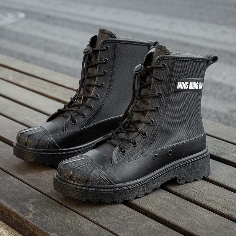 

Желейные водонепроницаемые дождевые сапоги - Женские прозрачные нескользящие короткие сапоги в корейском стиле, модные 39