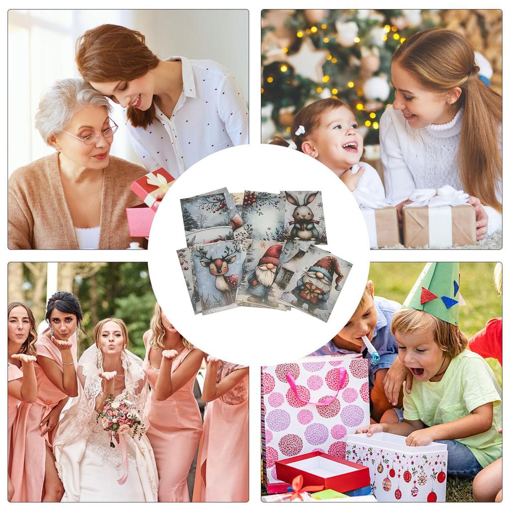 Christmas Cards 20 Pieces Cute Variety Postcards Beautiful Christmas Cards For Student Kid Friend Family Daughter Son Teacher