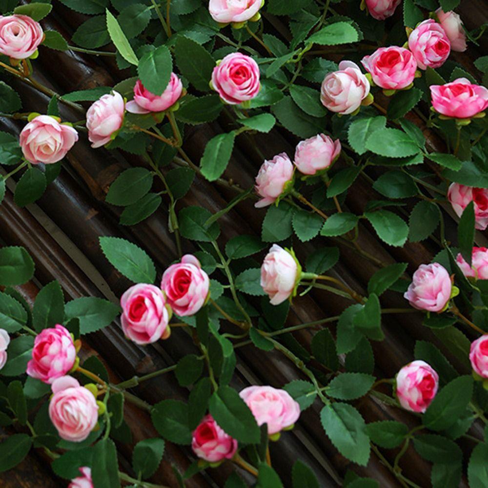 Real Touch Fake Rose Flowers Vine 54/60 Heads Decoration Bouquet Artificial Flower  Balcony Decor