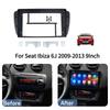 For Seat Ibiza 6J 2009-2013 9 Inch Car Fascia Frame Decorative Panel Mounting Auto Interior Accessories
