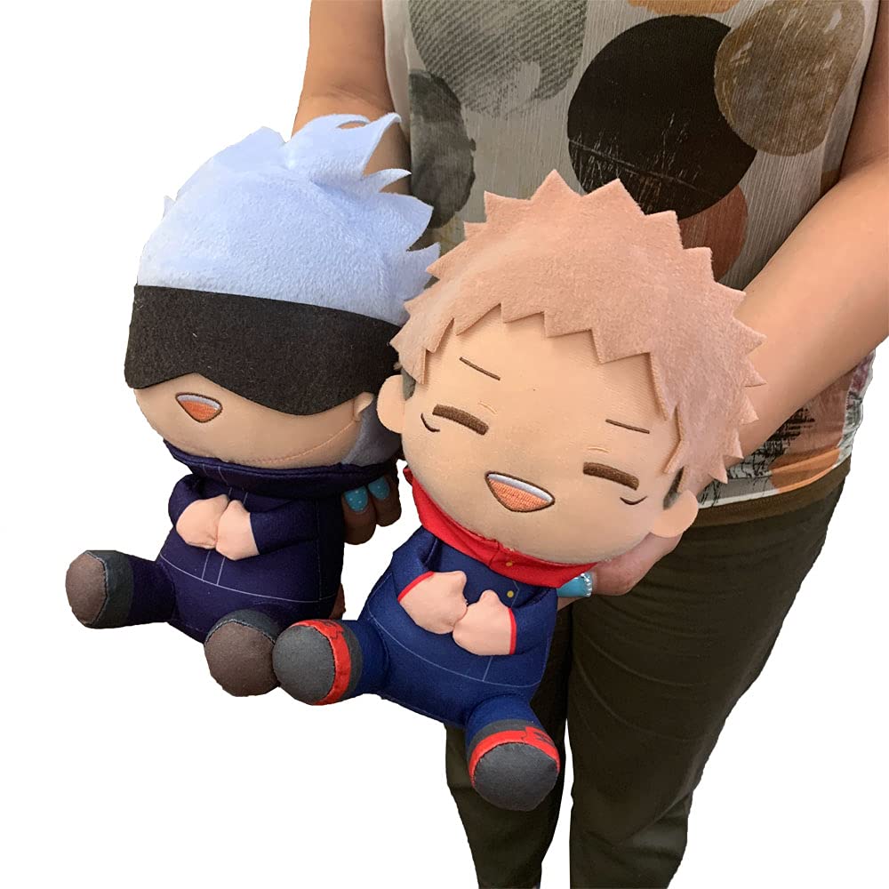 Jujutsu Kaisen Huge Plush Toys Itadori Yuji and Gojo Set of 2 Satoru,