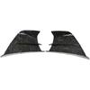 Motorcycle Side Wind Fin Motorcycle Side Spoiler Front Fairing Aerodynamic Winglets for Z900 Z1000 (Marble Grain)