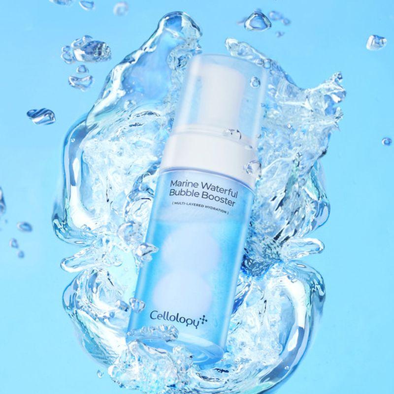 [1-Second Moisture Glow Bubble Pack] Marine Waterful Bubble Booster