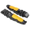 1 Pair Universal Aluminum Footrest Pedal Foot Rest Footpegs Yellow