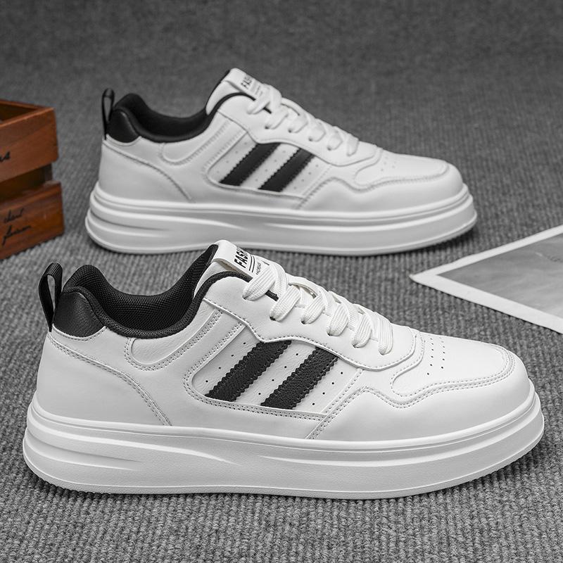 Nové Pánské Klasické Módní Nízké Tenisky na Skateboarding s Tlustou Podrážkou Pohodlné Měkké Podrážky Basketbalové Tenisky