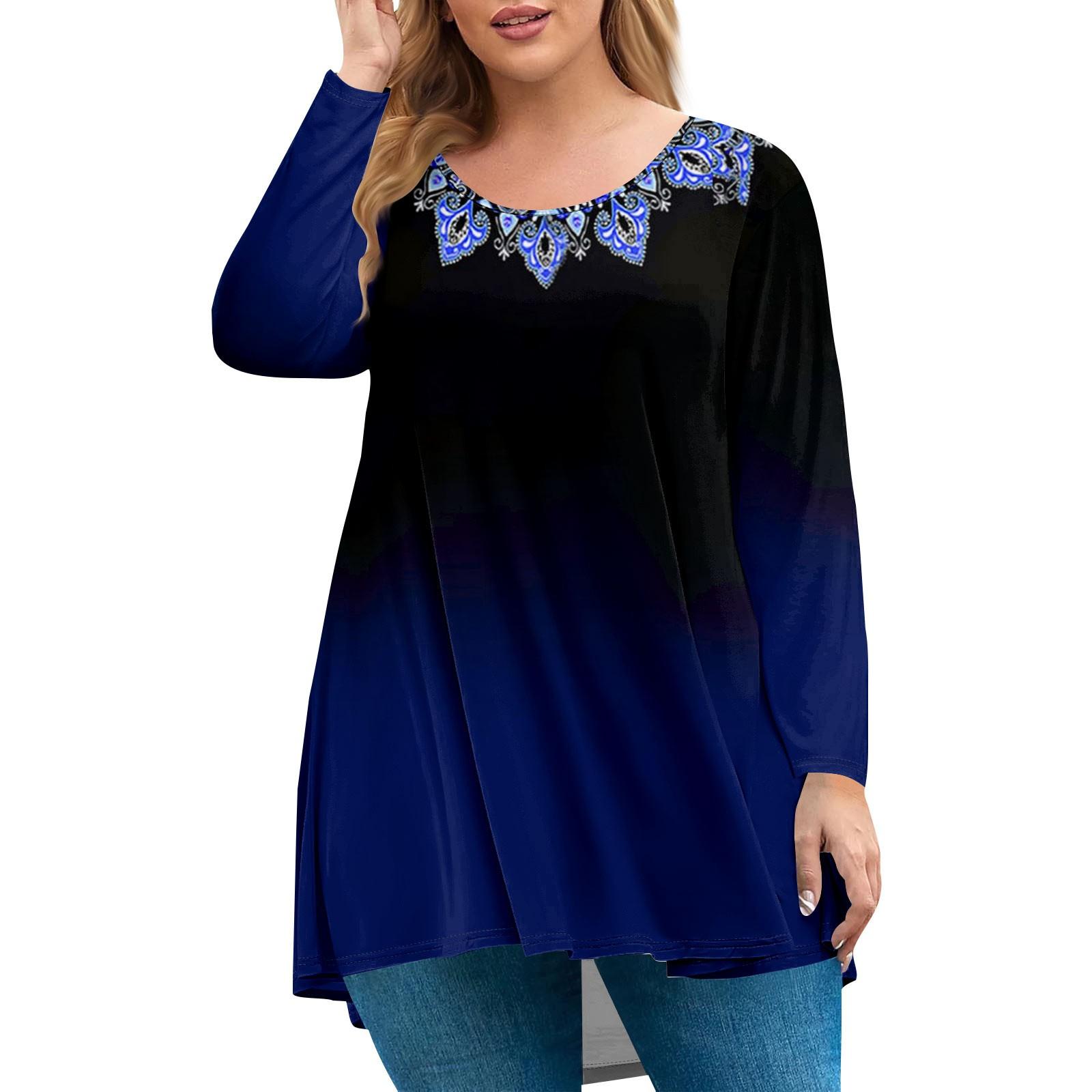 

Женский топ большого размера, рубашка с длинным рукавом и воротником «сад», модный повседневный топ с цветочным принтом XXL