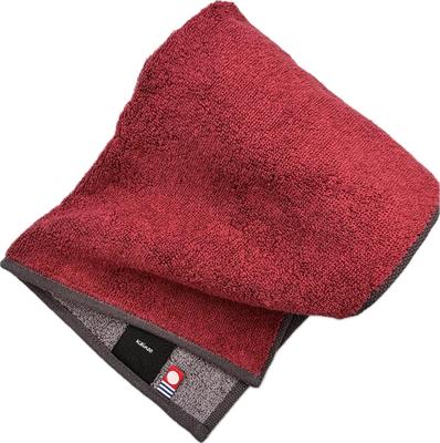 Japanese Traditional Colors Imabari Towel Face 34cm85cm Red Series Suou Color Hatomusume Cotton 100 Made Japan Plain Gentle Texture Kainoo Commercial