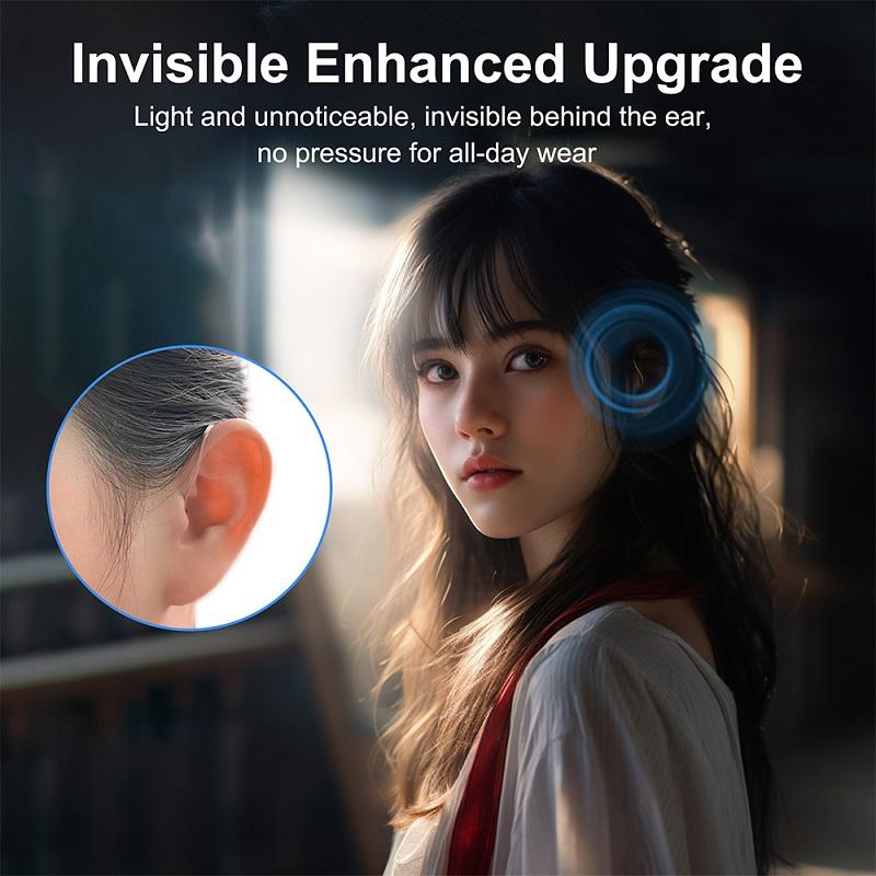 Cross-border Easy Operation T100 Earback Hearing Aid for the Elderly Portable Rechargeable Elderly Voice Amplifier Medium Heavy
