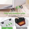 2Pcs Portable Foldable Laptop Support Stand Invisible Cooling Stand Adjustable Height Laptop Tablets Support