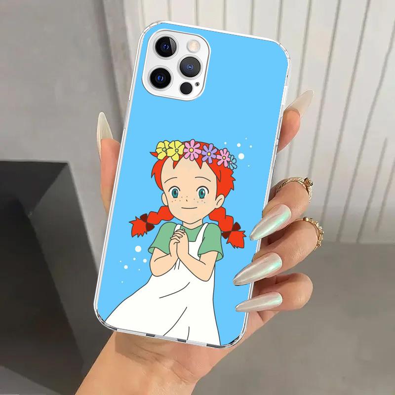 A-Anne Of Green Gables Shirley Phone Case for Iphone 17 Air 16 15 Plus 14 13 Mini 12 11 Pro Max 16E 7 8 SE 2020 Soft Funda Print