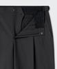Musinsa Standard Whipcord One-Pleat Wide Hidden Banding Slacks [Gray]