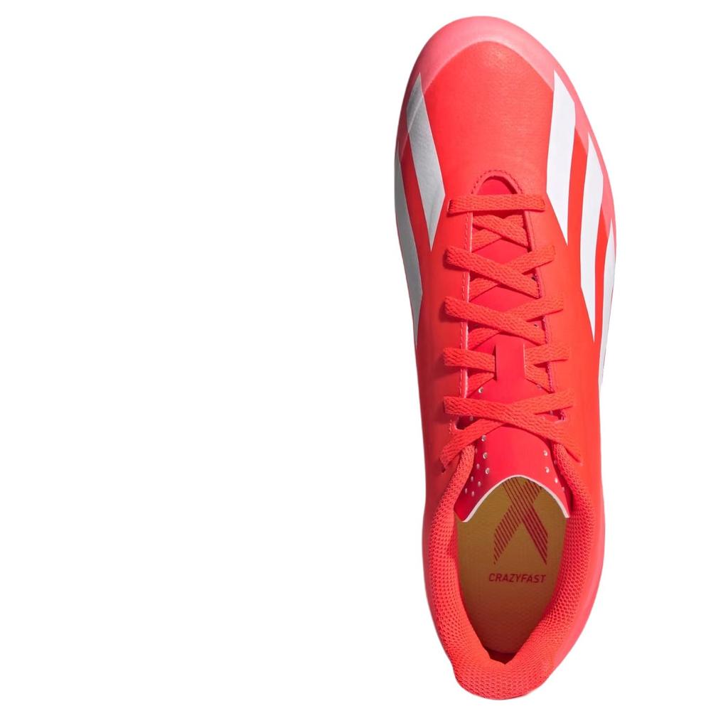 Adidas X Crazyfast.4 MG (Gel Short Studs) Shock Absorbing Durable Support Soccer Shoes Unisex Soccer Shoes Red IG0616
