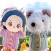 DIY Mini Strickpullover 20cm Puppe Puppe Anzieh mehrere Stile Puppe Pullover Baumwolle Puppe