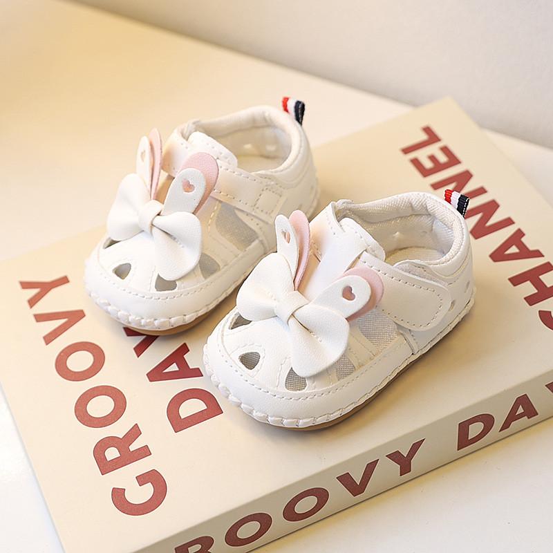 Infant Girl Baby Soft Bottom Shoes With Cartoon Design 13 белый