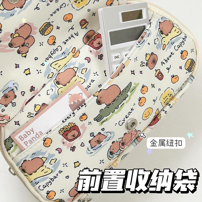 Cute Cartoon Pencil Cases Large Capacity Stationery Pen Bag Pen Box PencilCase Storage Student Back To School Office Supplies