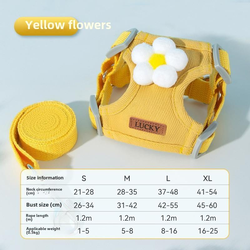 Dog Four Seasons Breathable Funny Three-dimensional Accessories Big Eyes Cute Vest Type Pet Leash Walking Dog Rope Walking Cat Rope