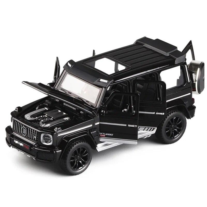 

1/32 G700 модель автомобиля из сплава, имитация игрушки, литой автомобиль, внедорожный внедорожник со звуком и светом, коллекционный детский подарок