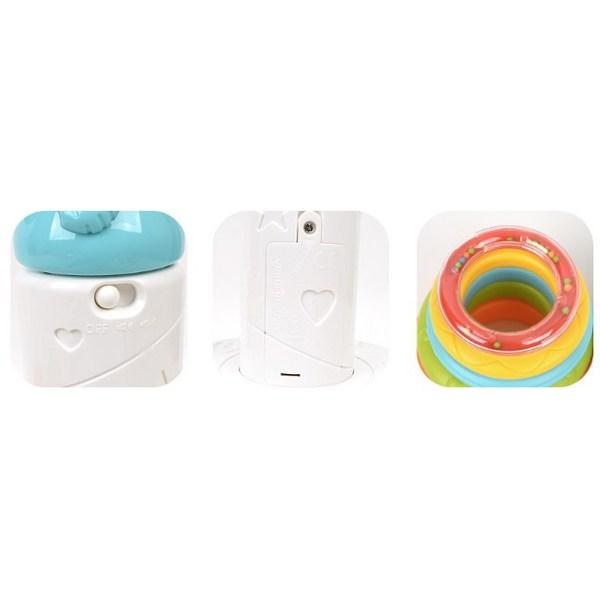 Oz Toy Melody Musical Roly Poly Ring Stacking Set HE0295, Mixed Colors, 1 Set, Korean Baby Products