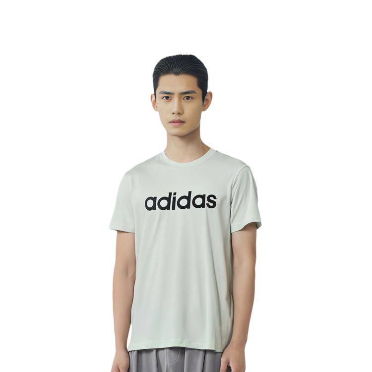 adidas SS24 T Shirt Men's Crystal Blue JI5075
