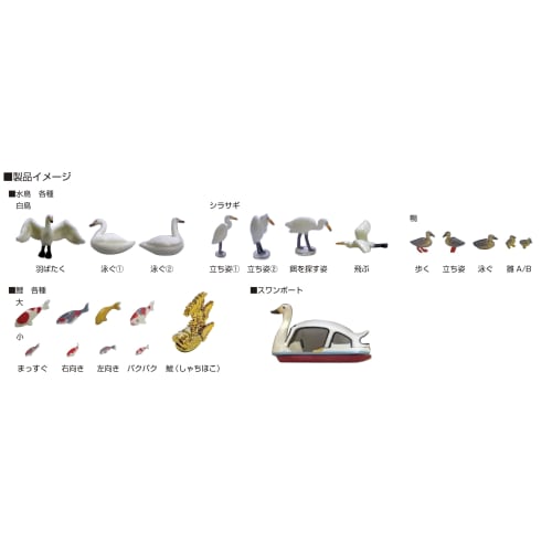 KATO 1/87 Waterfowl 6-606 Diorama Supplies