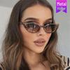 Women's Avant-Garde Cat-Eye Semi-Rimless Sunglasses - Trendy European & American Style