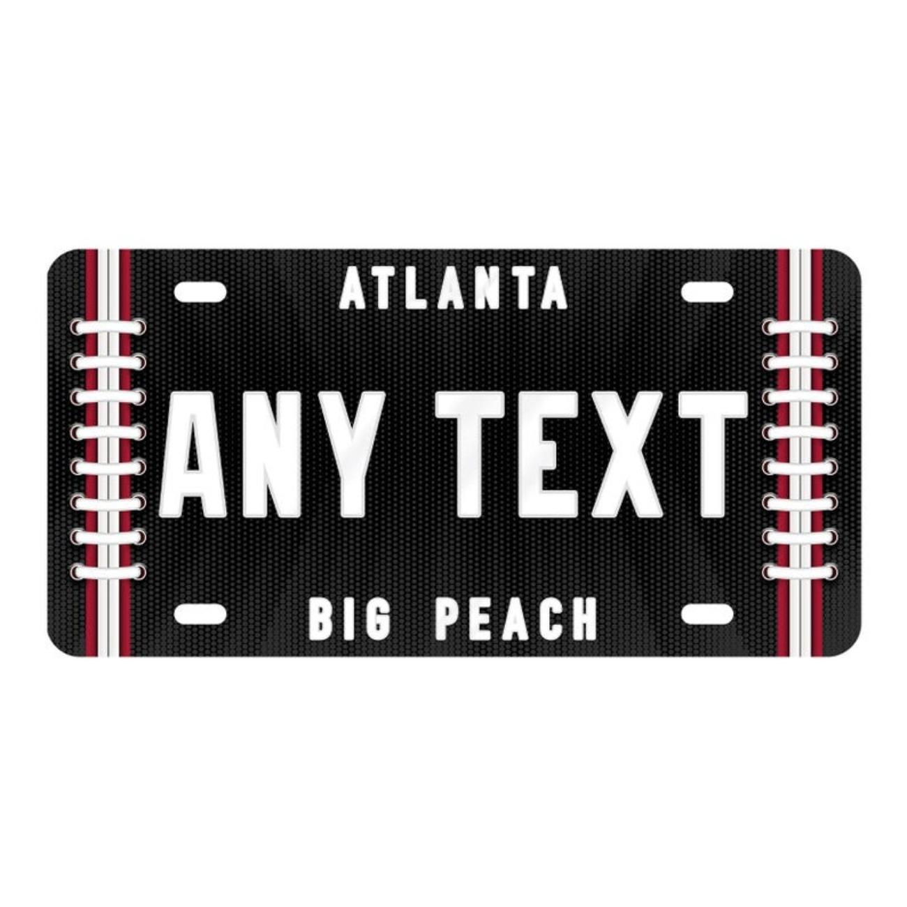 Personalized Atlanta Falcons Metal Tin Sign Car Motorcycle Wall Decor чёрный