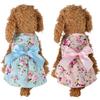 Delicate Pet Dress Dog Skirt Pet Dress Dog Camisole Floral Dress Beach