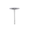 304 Stainless Steel Earring Posts with Flat Head and Tooth for Pearls