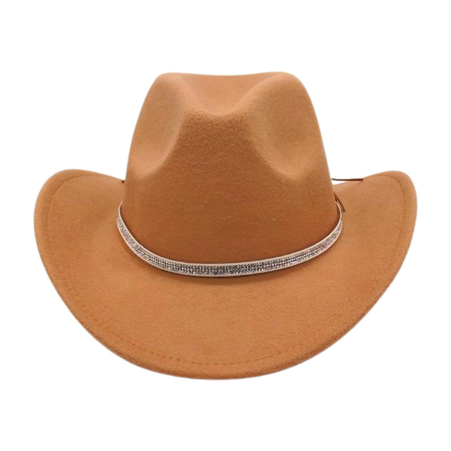 

Тибетський джазовий капелюх Західний ковбойський капелюх Вовняний ремінь з леопардовим принтом Стиль знаменитостей Ретро ковбойський капелюх One size fits all [niu qiao d]