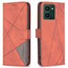BINFEN COLOR For HMD Pulse Pro Phone Cases Wallet Stand Geometry Imprint Leather Cover