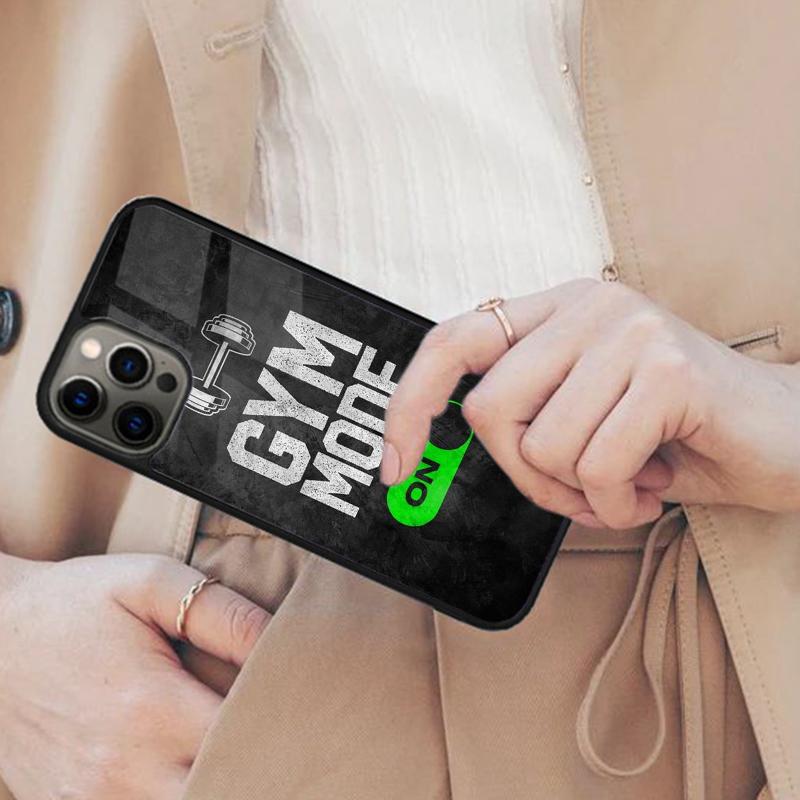 Motivational Gym Fitness Magnetic Phone Case For APPLE iPhone 17 Air 16 14 13 12 Pro Max 15 Plus Wireless Charge MagSafe Cover