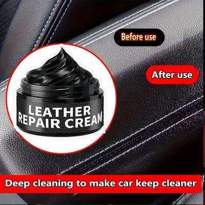 Car Interior Leather Maintenance Cream/Clean Remove Stain Crack/Polish Brighten WaterproofCar Leather Treatment Oil/Car Interior
