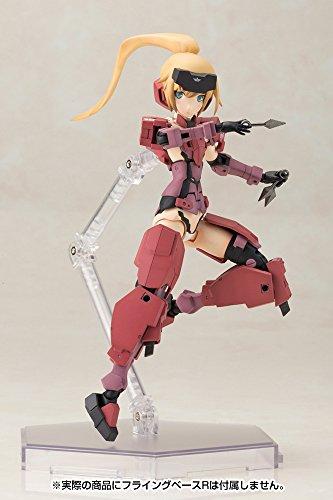 Kotobukiya Frame Arms Girl Jinrai, approximately 150mm tall, non-scale, color-coded
